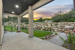 View of patio