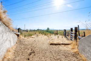 View of yard with a view of rural / pastoral area