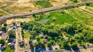 Aerial overview of property's location