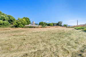 View of yard with a rural view
