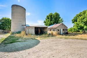 View of pole building