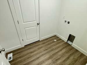 Laundry room featuring hookup for a washing machine