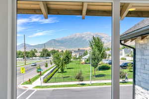 View of mountain background