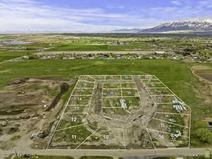 Aerial view of mountains