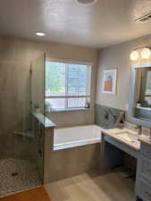 Bathroom, LVP floor.