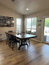 Dining Area,plenty of natural light.