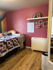 Bedroom, LVP floor.