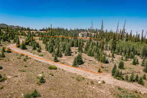 View of property location with property boundaries highlighted