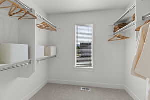 Primary walk-in closet