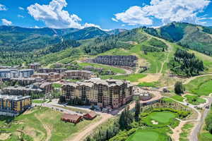 Drone / aerial view of mountains