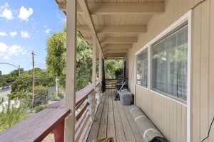 View of deck