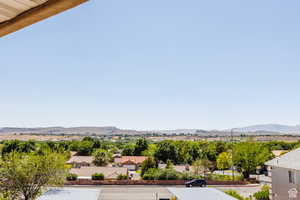 View of mountain backdrop