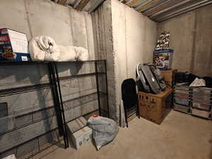 View of storage room