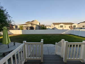 Deck featuring a residential view