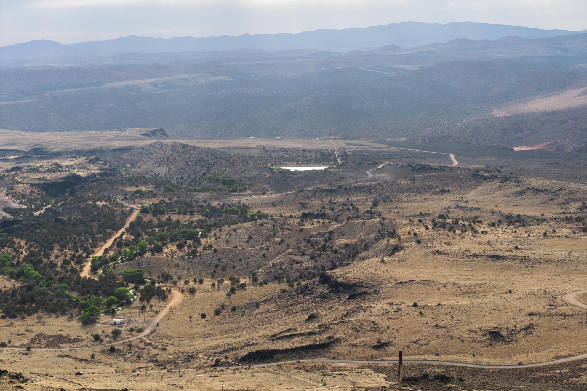 View of mountain background