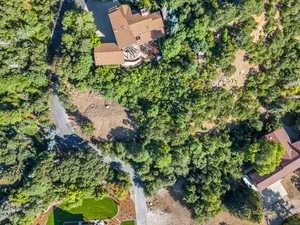 Aerial view of property and surrounding area
