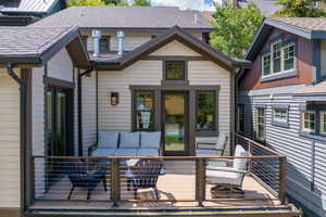 Deck featuring an outdoor hangout area