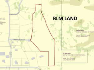 Map / location of property area with property boundaries highlighted