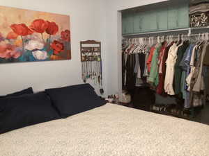Bedroom featuring a closet