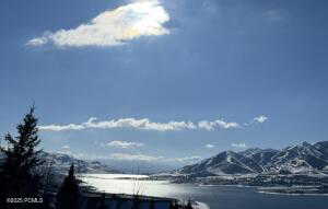Water view with a mountain backdrop