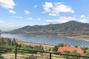 Water view with mountains