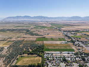 View of rural area with a mountainous background