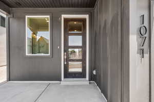 Entrance to property