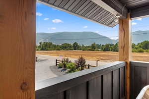 View of mountain background