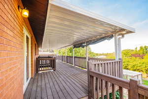 View of deck
