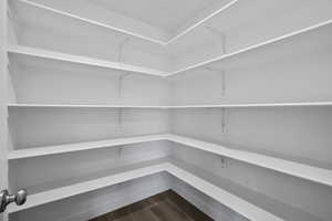 View of storage area