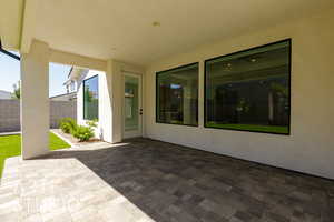 View of patio