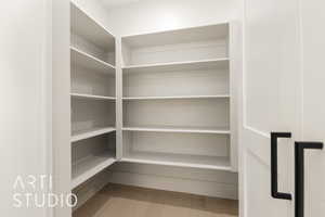 View of storage area