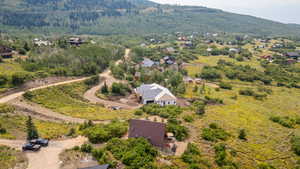Aerial view of mountains