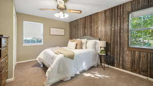 Primary bedroom with walk-in closet