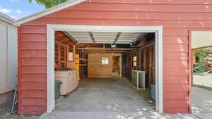 View of tandem garage if desired or leave it with a shop in the back