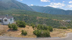 View of mountain background