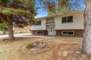 Bi-level home with brick and siding