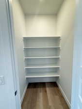 View of storage area