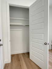 View of closet