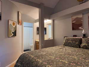 Bedroom with ensuite bath