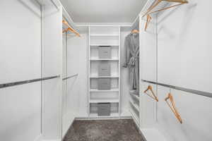 Primary walk-in closet