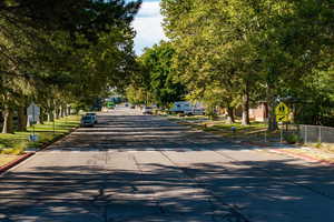 View of lovely neighborhood with mature trees.
