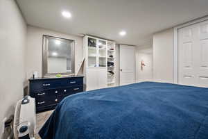 Downstairs Bedroom .