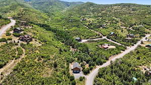 Aerial view of mountains