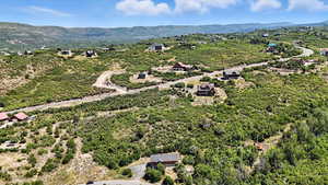 Aerial view of mountains