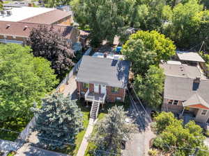 View from above of property