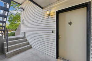 Doorway to property