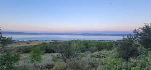 Water view with a mountain backdrop