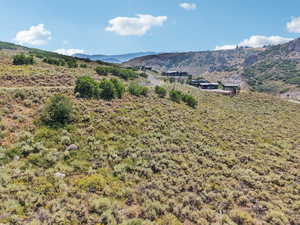 View of mountain background