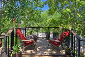 View of deck